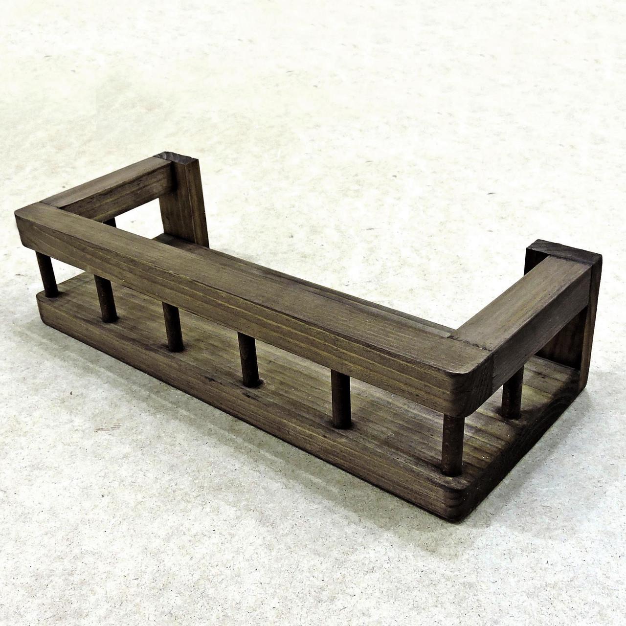 Полка настенная, настольная из дерева Сакаба Мокко (ПНС/000910)