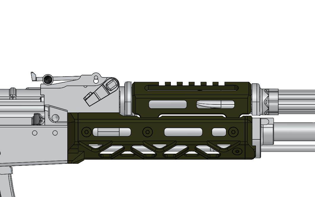 Цевье CRC 1U040 короткое M-Lok - фото 5
