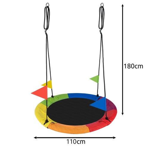Детская качеля Гнездо аиста 110 см с прочной рамой до 150 кг (29070900) - фото 4 Детская качеля Гнездо аиста 110 см с прочной рамой до 150 кг (29070900) - фото 4