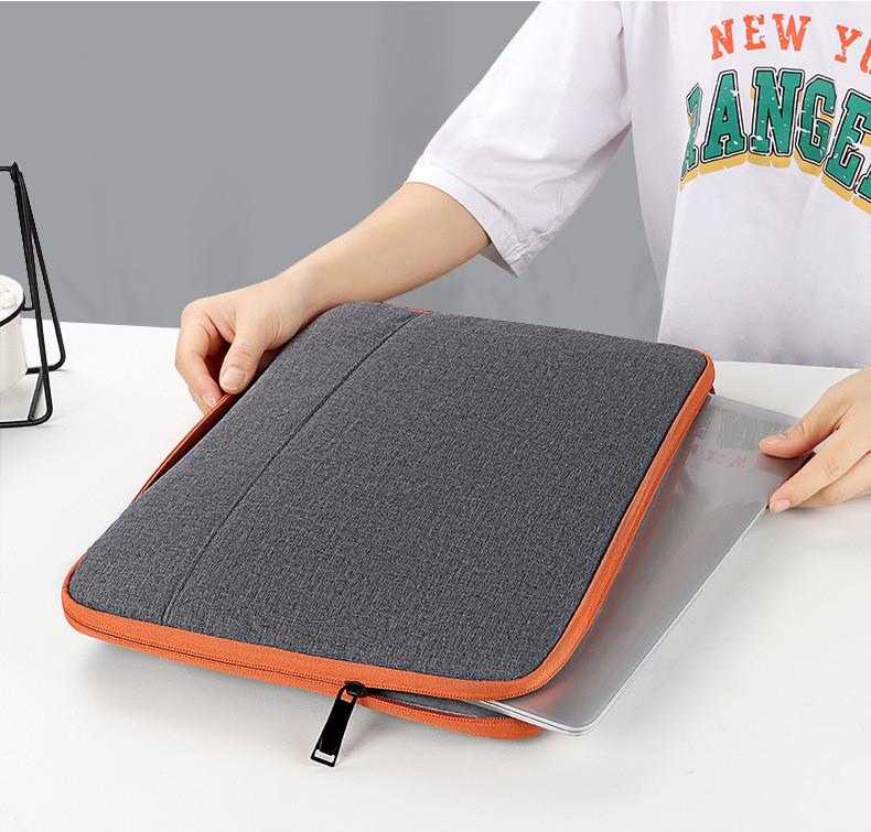 Сумка для ноутбука чи документів Digital 15,6" Сірий/Помаранчевмй (IBN039SJ) - фото 8 Сумка для ноутбука чи документів Digital 15,6" Сірий/Помаранчевмй (IBN039SJ) - фото 8