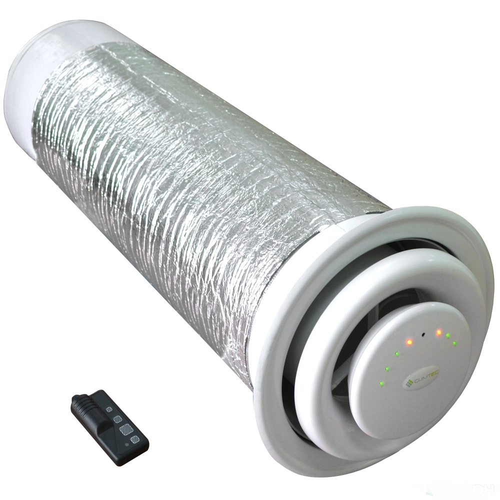 Рекуператор CLIMTEC РД-200+ СТАНДАРТ для 90 м2 ТЭН 300 Вт возмещает 13% до 10°С (29755050)