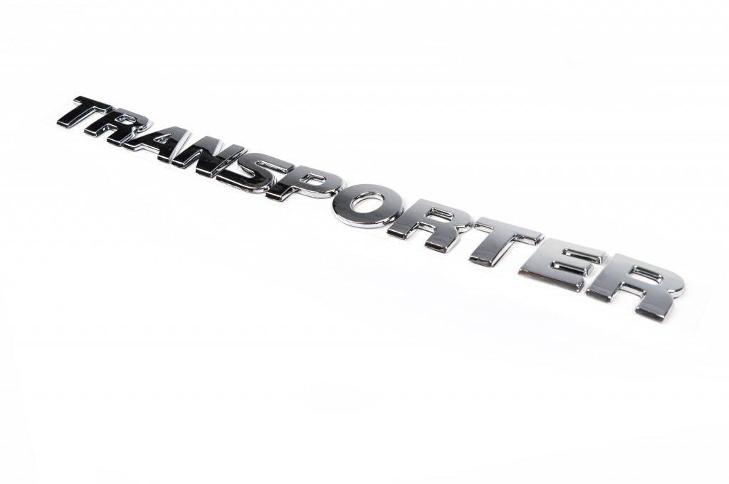 Надпись Transporter 7E0 853 687 739 Davs Auto для Volkswagen T5 2010-2015 гг. abs-пластик Хром