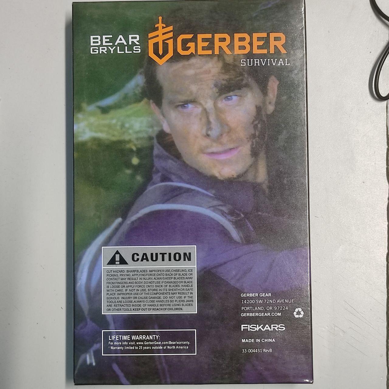 Сокира туристична Gerber ручка пластик/гума в чохлі (Gerber-2) - фото 2