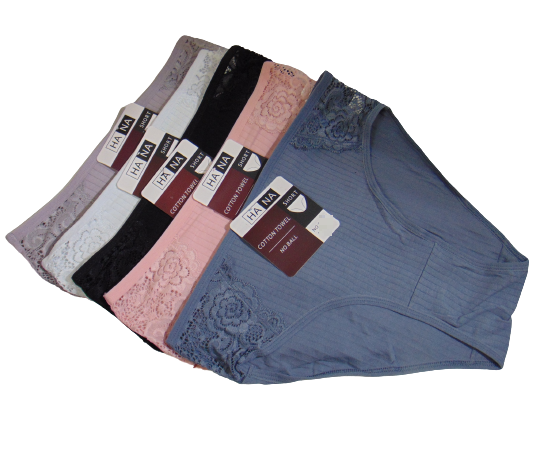 Комплект женских трусов в рубчик Hana 20056 3XL 5 шт. Разноцветный (1921889329) Комплект женских трусов в рубчик Hana 20056 3XL 5 шт. Разноцветный (1921889329)