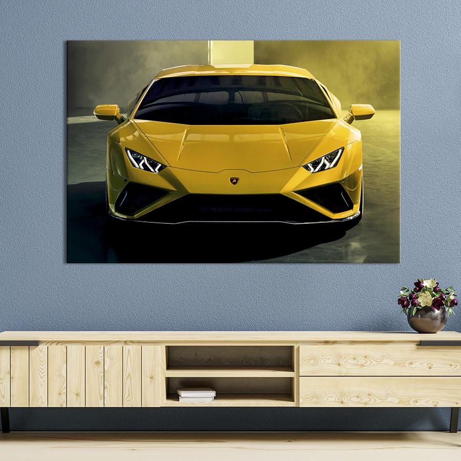 Картина на холсте Ламборгини Huracan вид спереди 51x34 см (1336-1)