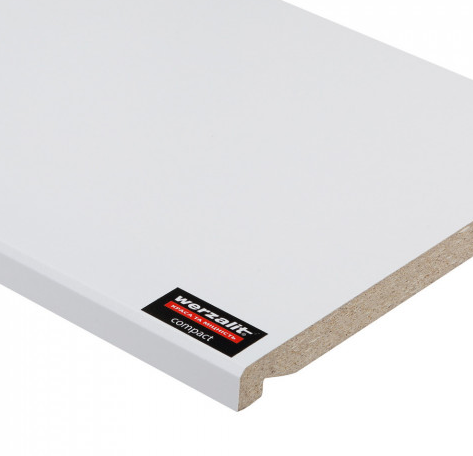 Подоконник WERZALIT Compact деревянный 300 мм Снежно-белый (2726067239) - фото 2 Подоконник WERZALIT Compact деревянный 300 мм Снежно-белый (2726067239) - фото 2