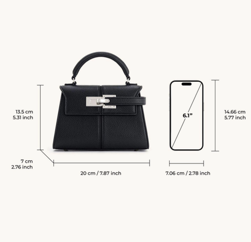 Жіноча сумка JW Pei Elise Top Handle Bag Чорний (0309) - фото 5