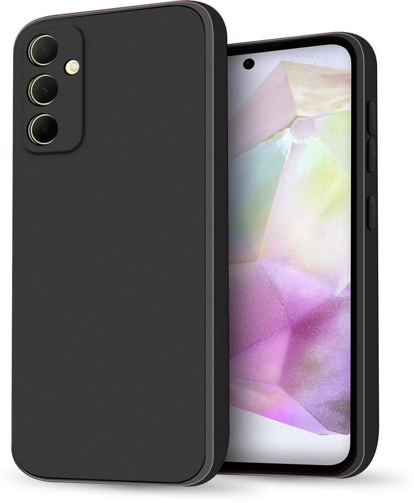 Силиконовый чехол HardCorner Samsung Galaxy A35 A356 (с микрофиброй) Black (36128-2B) Силиконовый чехол HardCorner Samsung Galaxy A35 A356 (с микрофиброй) Black (36128-2B)
