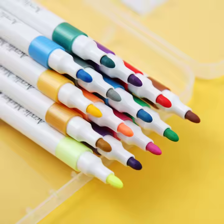 Набір акрилових маркерів для художньої творчості 36 кольорів (JH-TZ03 0) - фото 5 Набір акрилових маркерів для художньої творчості 36 кольорів (JH-TZ03 0) - фото 5