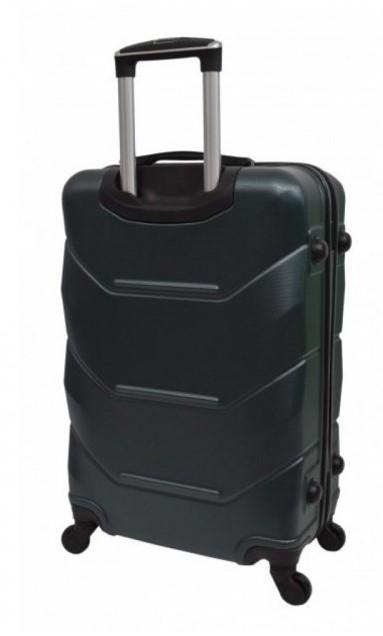 Чемодан пластиковый Bonro 10500409 S на 4 колесах Зеленый (CEKRBBO409SM4ZEL) - фото 2