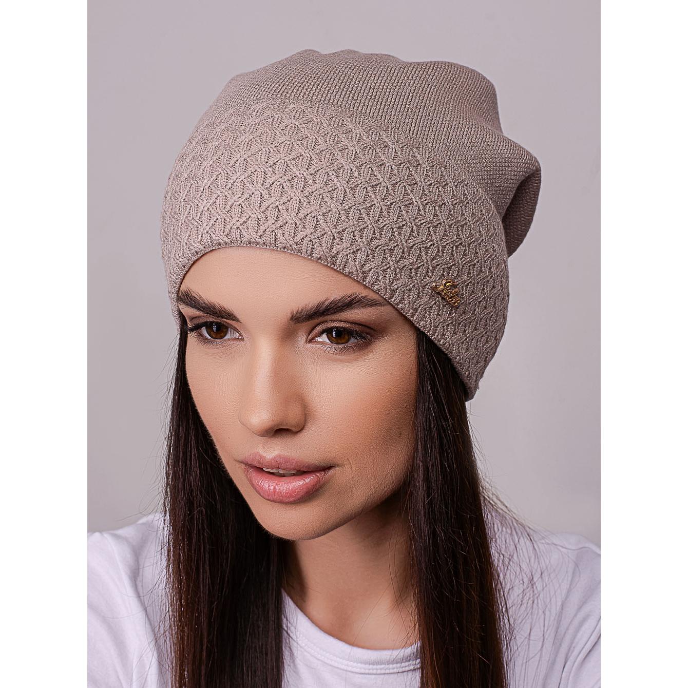Шапка женская Leks ПОЕЗИЯ шерстяная утепленная флисом с узором на отвороте сзади сцепленная one size Бежевый (258472) - фото 1 Шапка женская Leks ПОЕЗИЯ шерстяная утепленная флисом с узором на отвороте сзади сцепленная one size Бежевый (258472) - фото 1