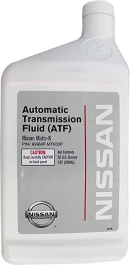 Трансмісійна олива Nissan Matic Fluid K 1 л (999MPMTK00P)