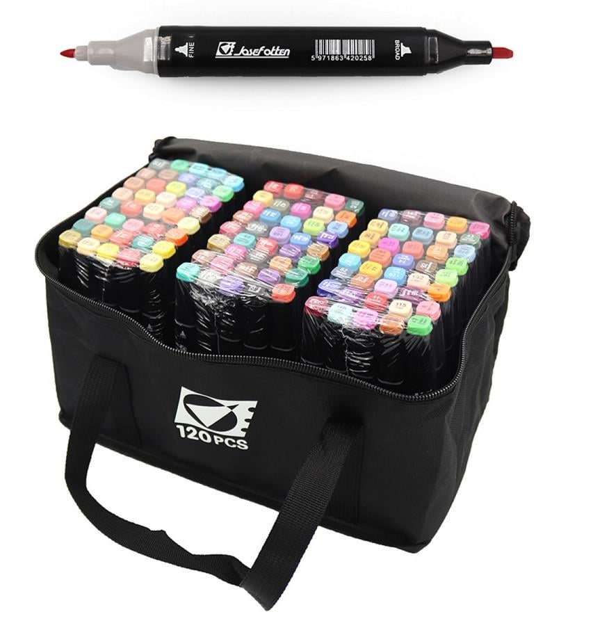 Набор скетч-маркеров Josef Otten двухсторонний 120 шт.