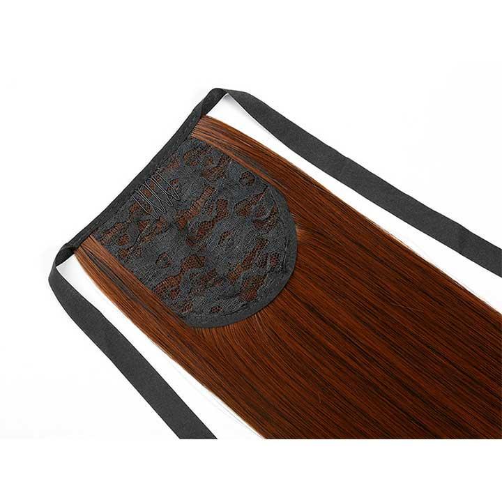 Хвіст-шиньйон накладний Didaka 50 см Каштановий (K0734-2) - фото 2 Хвіст-шиньйон накладний Didaka 50 см Каштановий (K0734-2) - фото 2