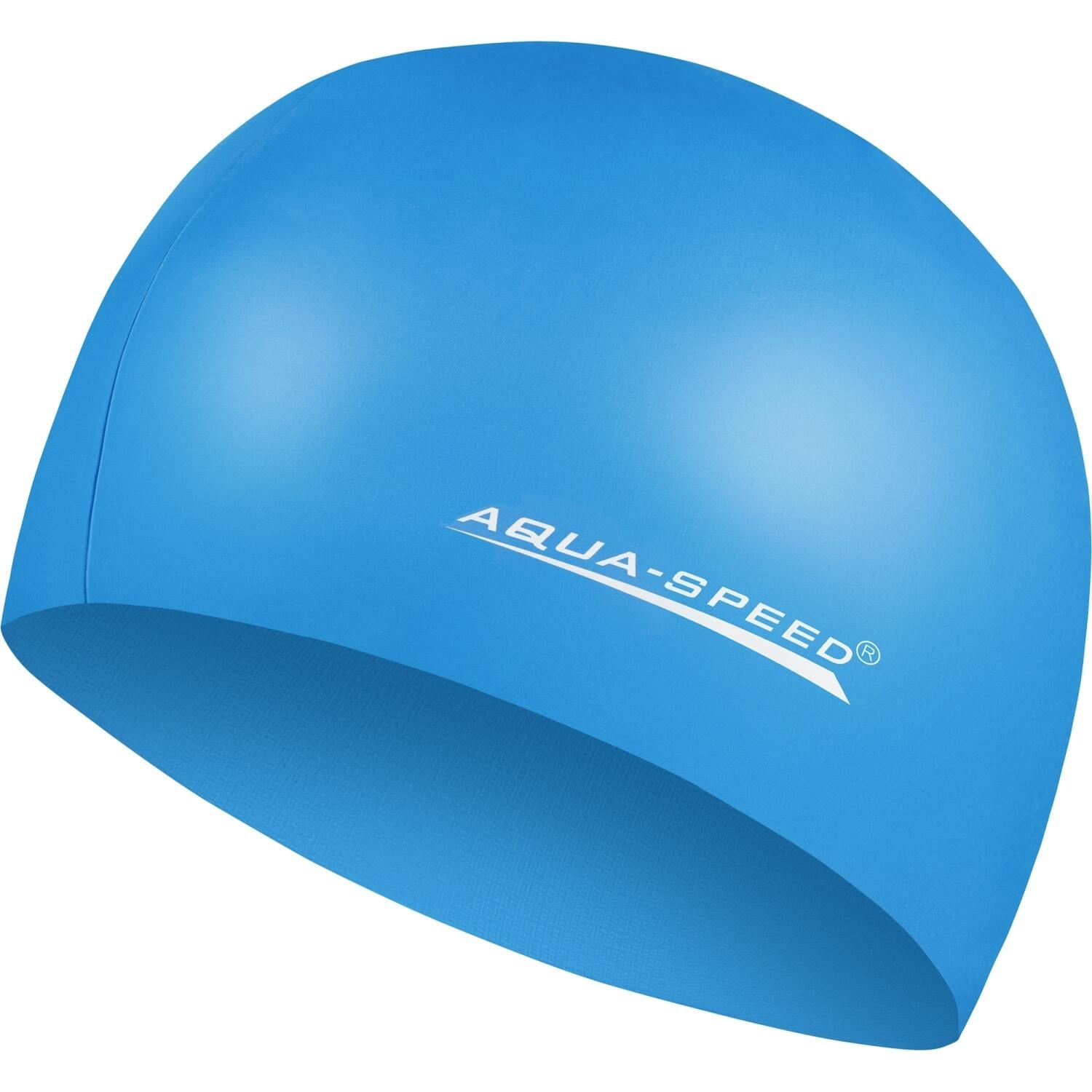 Шапочка для плавания Aqua Speed MEGA Голубой (100-23) Шапочка для плавания Aqua Speed MEGA Голубой (100-23)