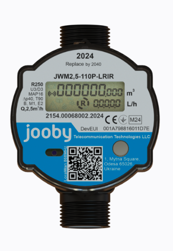 Ультразвуковой счетчик расхода воды со встроенным радиомодулем JOOBY JWM6,3-150P-LRIR