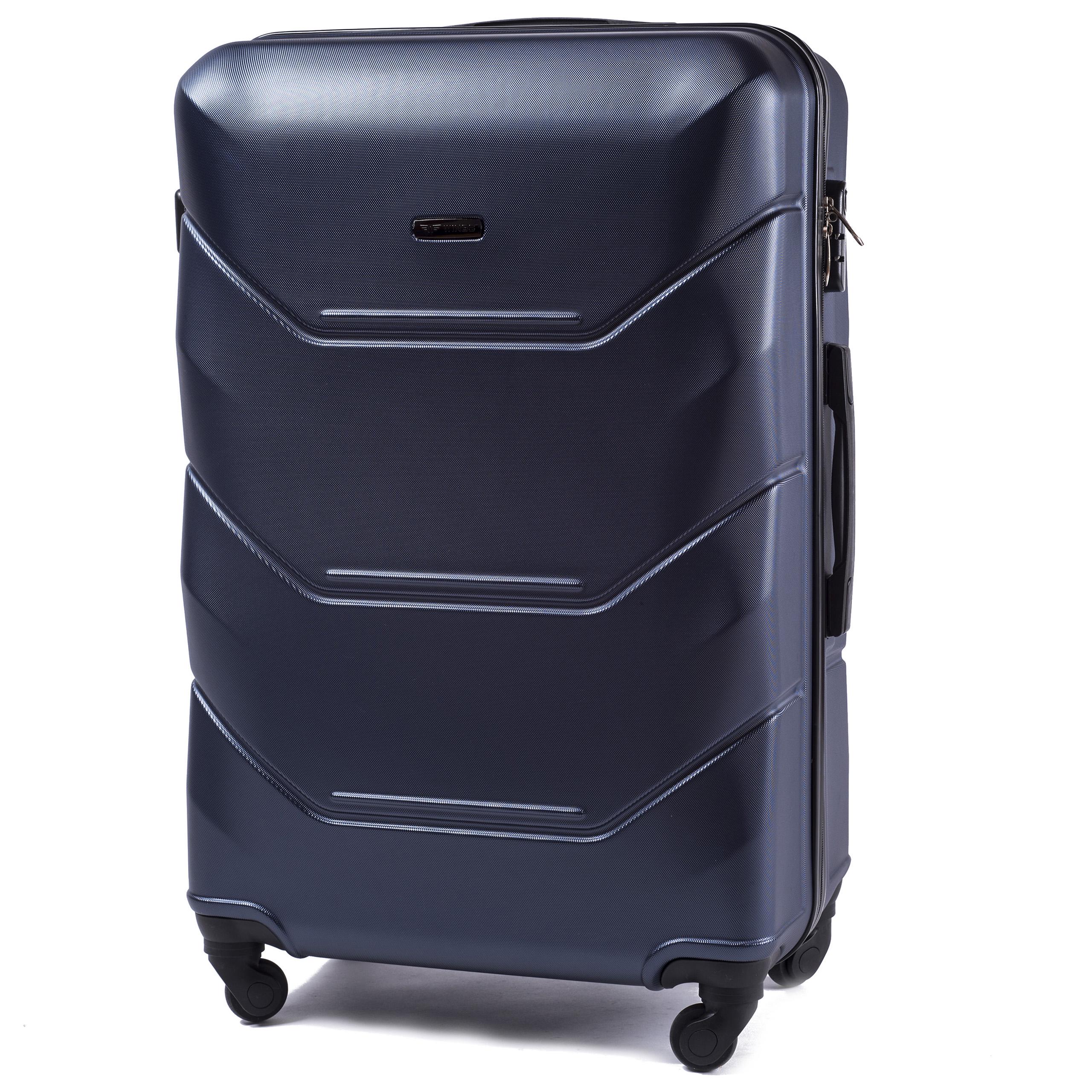 Валіза дорожня Wings 147 з полікарбонату L 75х48х30 см Синій (10820044) - фото 1