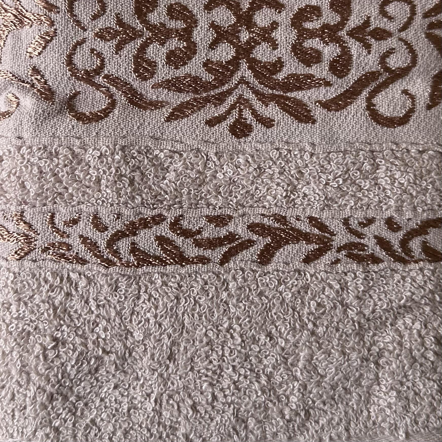 Рушник махровий Malloory Home 70x140 см Бежевий (68-15-180-1) - фото 3 Рушник махровий Malloory Home 70x140 см Бежевий (68-15-180-1) - фото 3