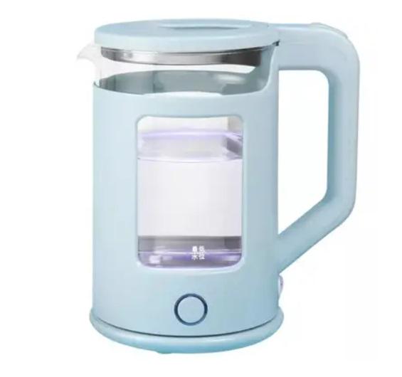 Электрочайник стеклянный Rainberg RB-2220 с подсветкой 2 л 2200W Голубой (21-53-83634-03/3)