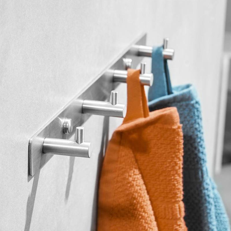 Вішалка DISFACT RS-50 4H на 4 гачки з нержавіючої сталі Сріблястий (3115) - фото 2 Вішалка DISFACT RS-50 4H на 4 гачки з нержавіючої сталі Сріблястий (3115) - фото 2