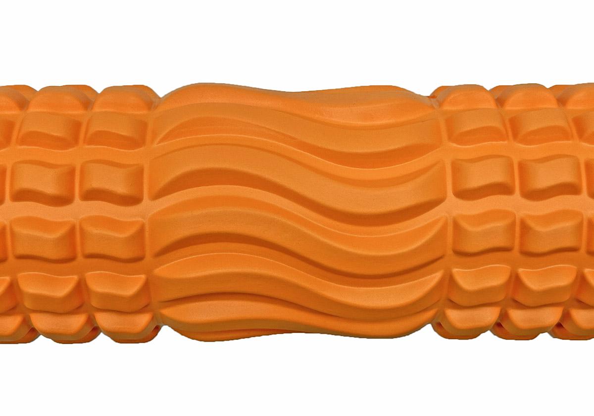Масажний ролик EasyFit Wavyspines 33 см Оранжевий (EF-2060-Or) - фото 3