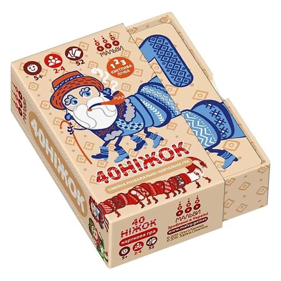 Настільна навчальна гра 40 ніжок 360067 52 карти (RLT38864)
