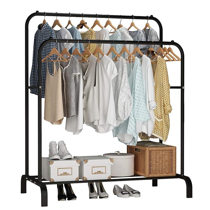 Стойка двойная для одежды и обуви Drying Rack 150х96х45 см до 35 кг (Drying Rack) - фото 2