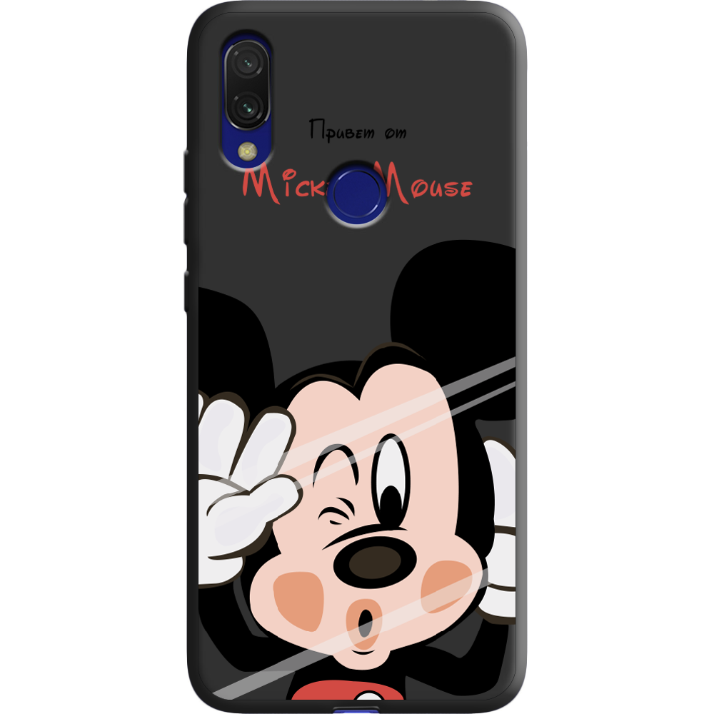 Чохол Boxface Xiaomi Redmi 7 Mister M Чорний силікон (36506-cc58-36630)