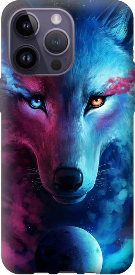 Чехол на iPhone 14 Pro Max Арт-волк (3999u-2667-42517)