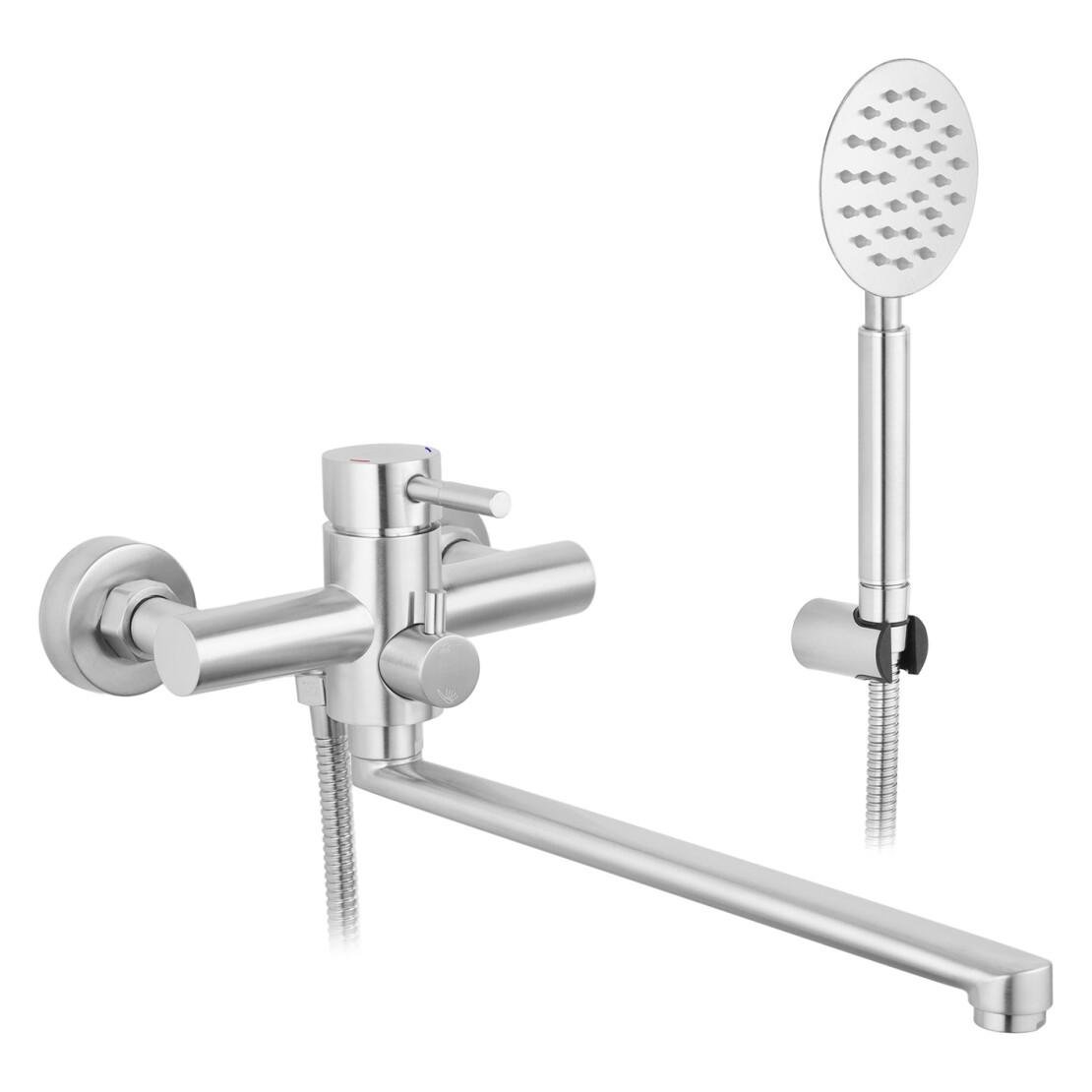 Смеситель для ванны Kroner KRP Edelstahl Klassisch ESG070 (022997#)