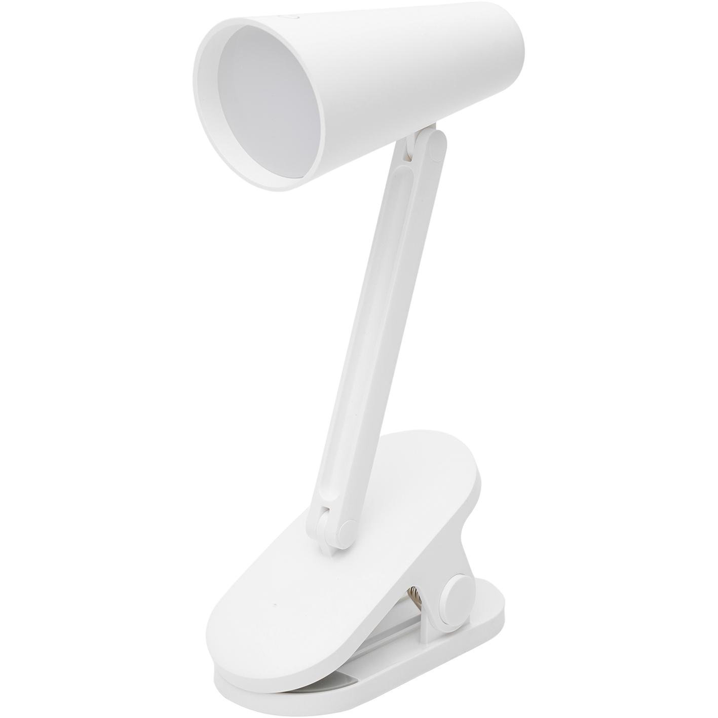 Настольная лампа Hoz Clip Lamp 3.5W 1200 mAh с аккумулятором White (MR65077) - фото 2