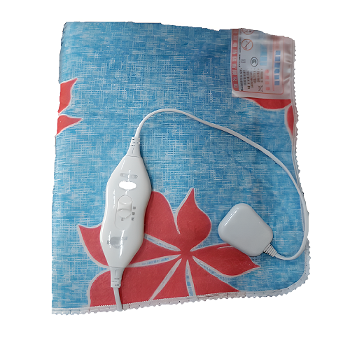 Электропростынь из износостойкой байки с подогревом Еlectric blanket 150х70 см Голубой (64d67112)