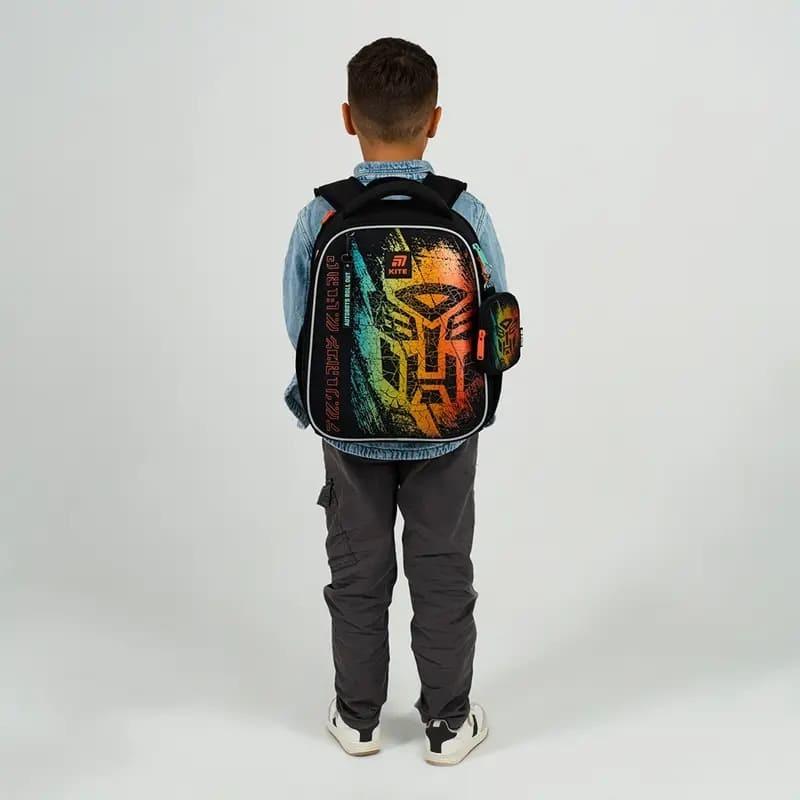 Школьный рюкзак каркасный Kite Education 555 TF 14 л Черный (TF25-555S) - фото 16 Школьный рюкзак каркасный Kite Education 555 TF 14 л Черный (TF25-555S) - фото 16