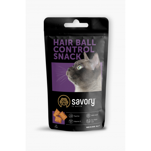 Хрумкі ласощі Savory Snack Подушечки для заохочення котів 60 г