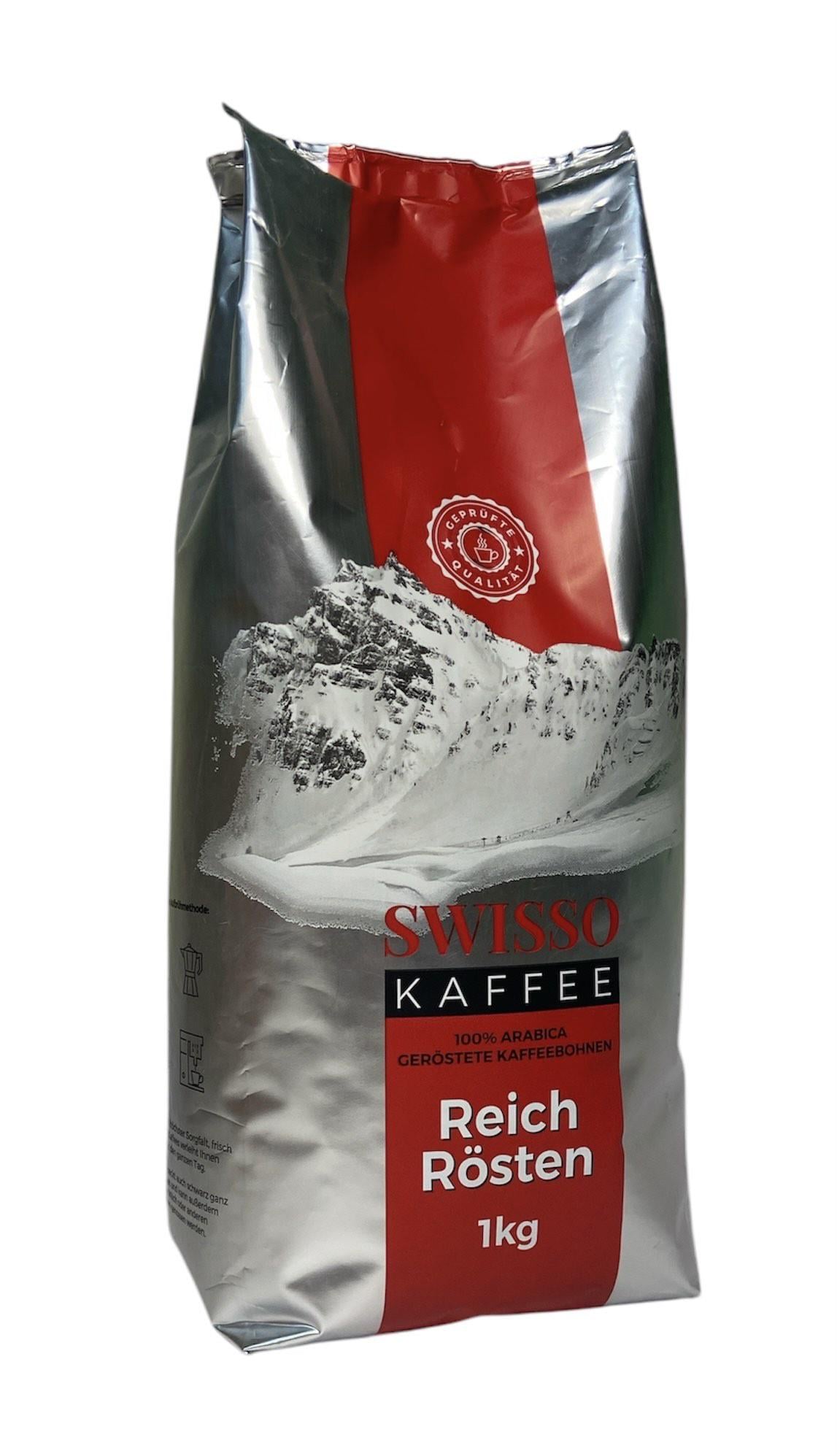 Кофе Swisso 100% Арабика зерно 1 кг (59733) Кофе Swisso 100% Арабика зерно 1 кг (59733)