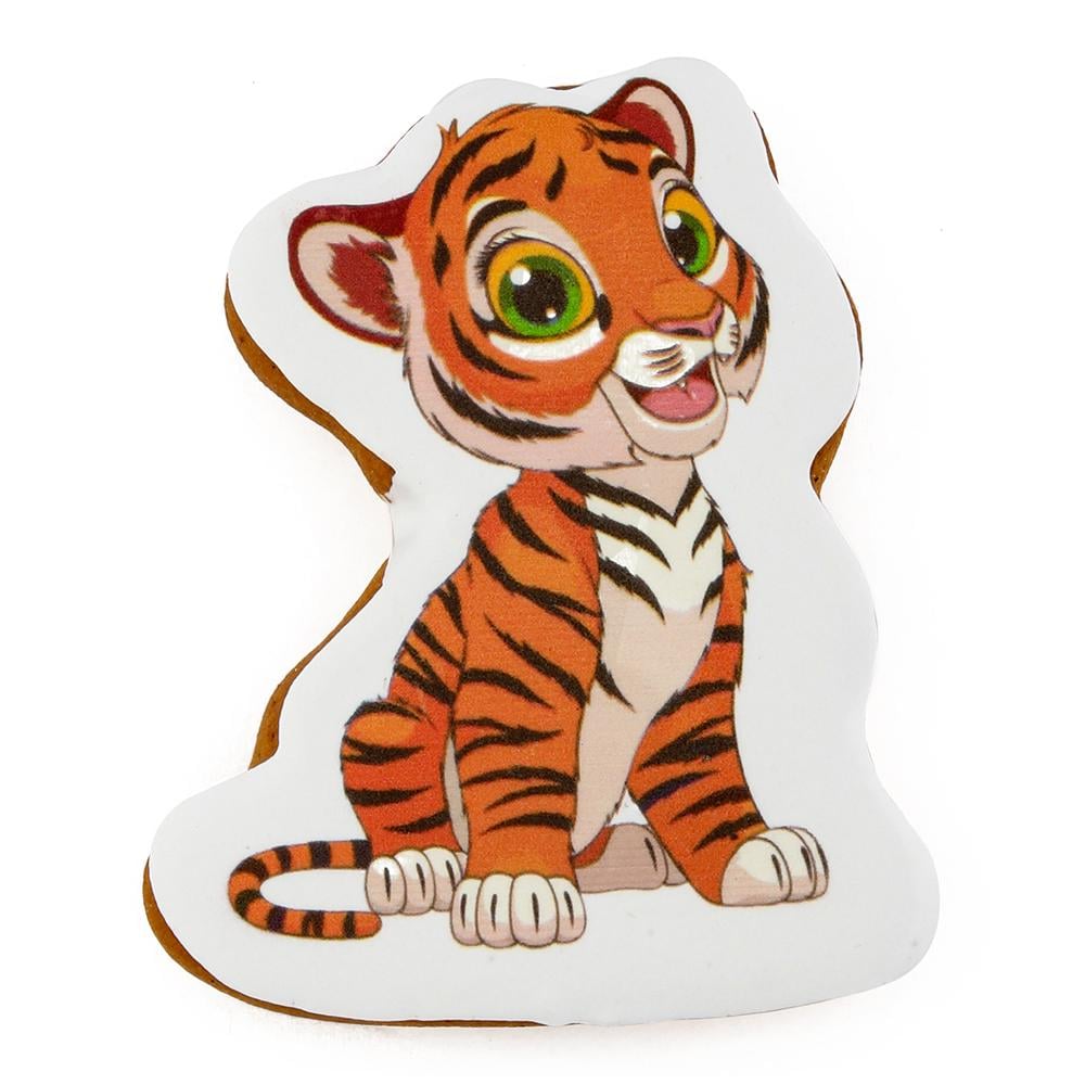 Пряник с принтом Крафт Печенье Тигрюля 45 г