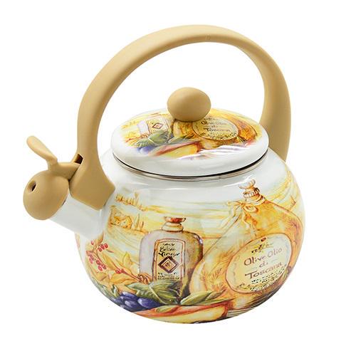 Чайник со свистком Stenson 2,2 л Yellow (MH-3592)