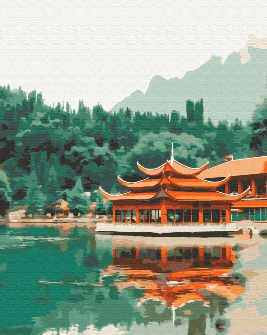 Картина по номерам Brushme Восточное спокойствие 40x50 см (BS52494)