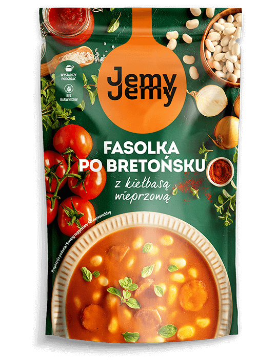 Фасоль по бретонськи Jemy Jemy 400 г (В-01-007-PU)