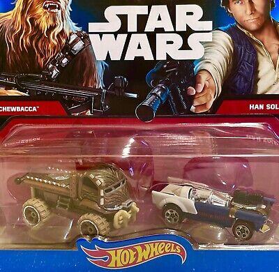 Набор машинок-героев Hot Wheels Star Wars Chewbacca and Han Solo (DRY99)