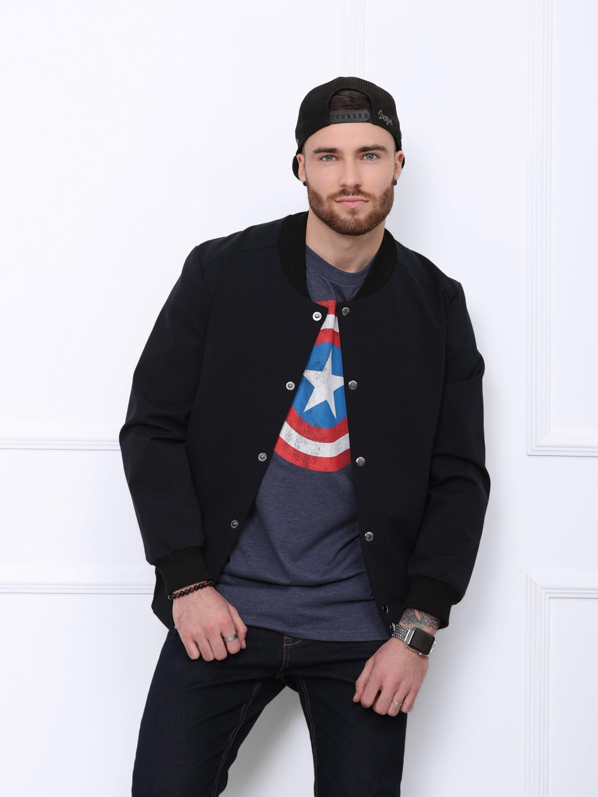 Куртка ISSA PLUS XXL Темно-синий (SA-140)