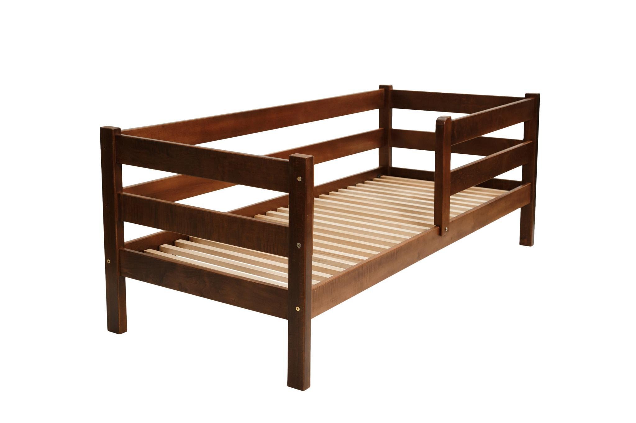 Ліжко підліткове Goydalka Montana 190x80 см Горіх - фото 1 Ліжко підліткове Goydalka Montana 190x80 см Горіх - фото 1