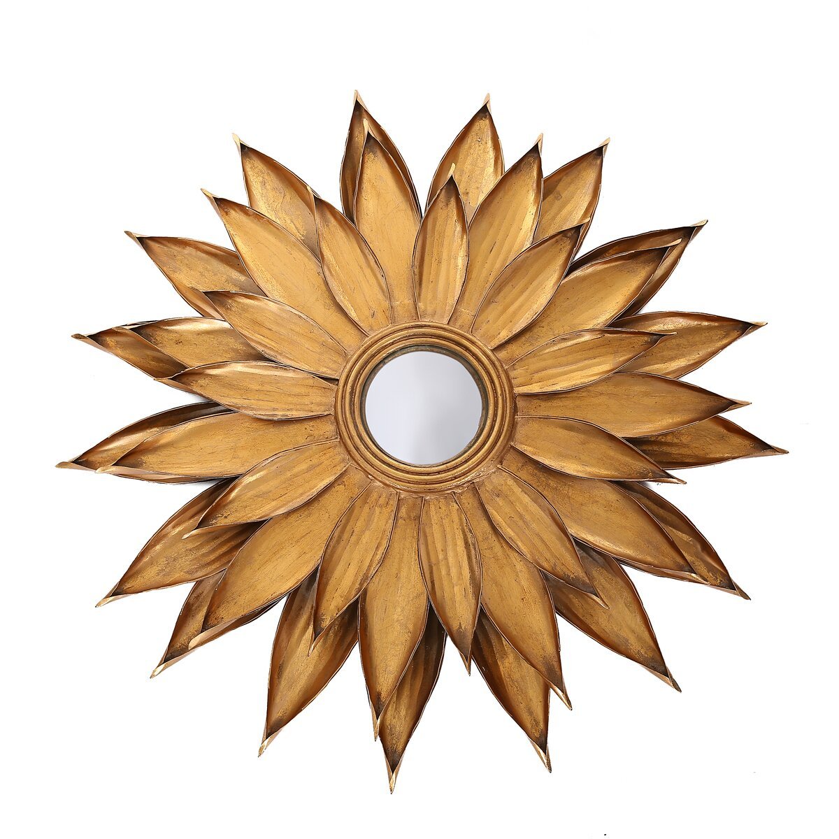 Зеркало в форме солнца/цветка Kayoom Lidia 101 Золото (VEV14)