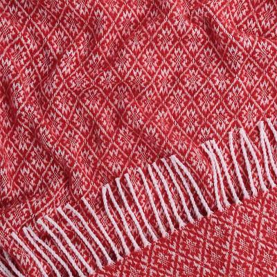 Плед солнце 140х200 см Красный - фото 3