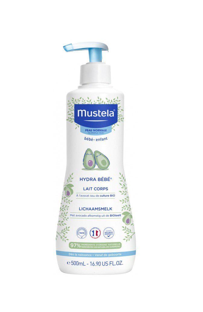 Детский лосьон для тела увлажняющий Mustela Hydra Bébé Lait Corps à l'Avocat с авокадо 500 мл (25064064)