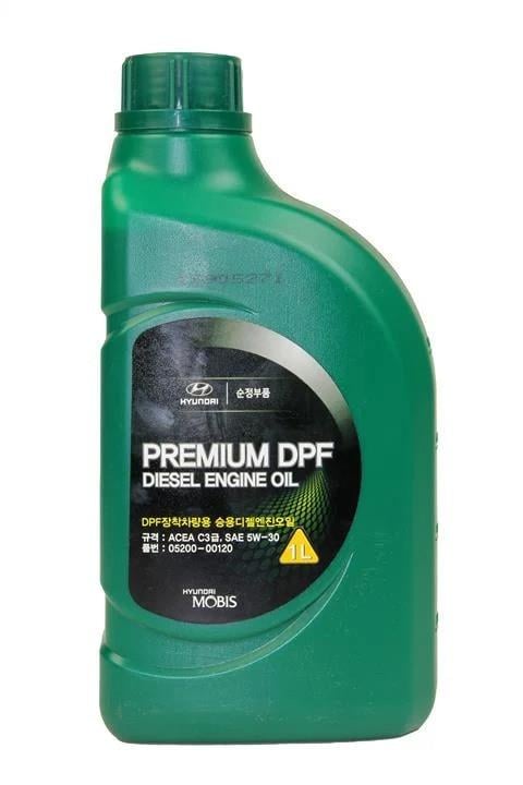 Моторне масло Mobis Premium DPF Diesel 5W-30 1 л (0520000120)