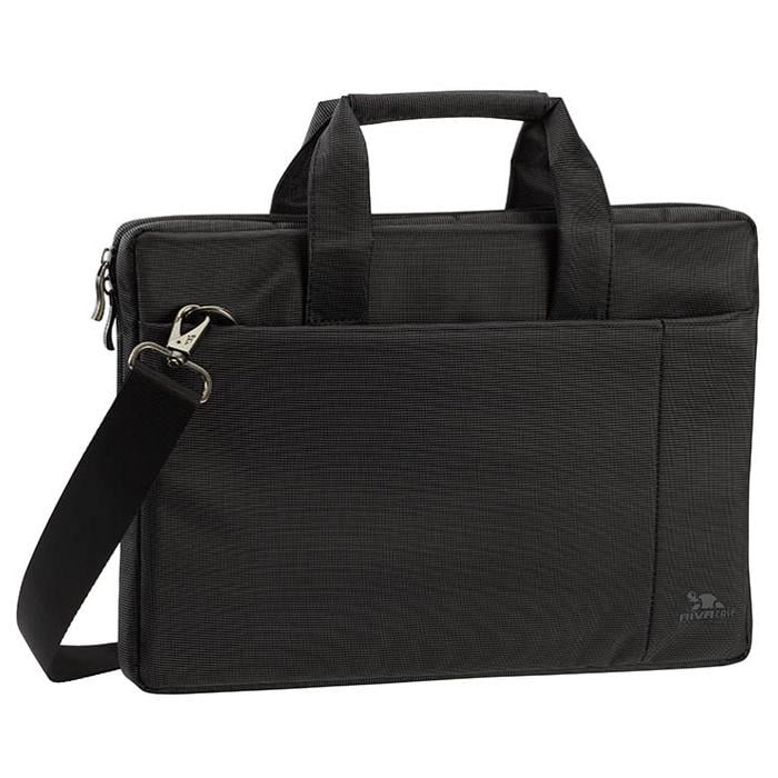 Сумка для ноутбука Rivacase Central Polyester Zipper 13,3" Black (8221Black)