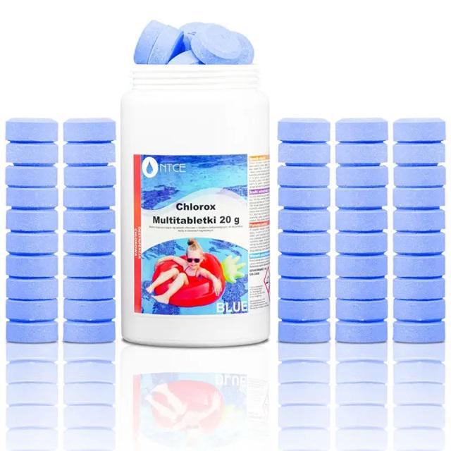 Таблетки для бассейна Chlorox Blue Tabs многофункциональные 20 г x 50 шт. 1 кг (20248458)