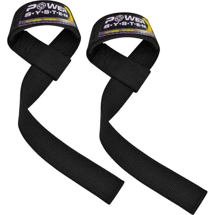 Лямки для тяги Power System PS-3400 Power Straps Black/Yellow (21398852) - фото 5