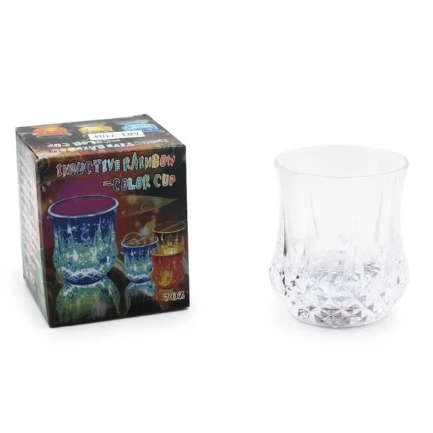 Стакан FLASH CUP с подсветкой 0,20 л Прозрачный (MX-00005588)